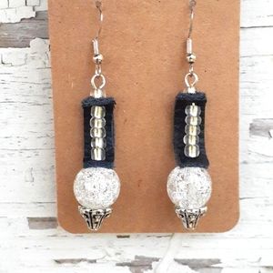 Handmade Leather, beads and Sterling…